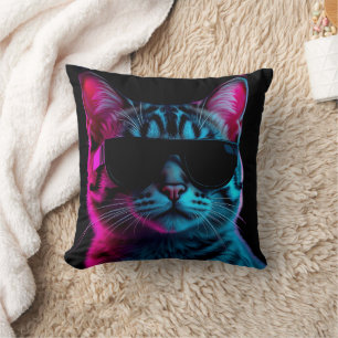Wurfkissen Neonkatze Kissen