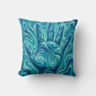 Wurfkissen Palm Ocean Blue Kissen