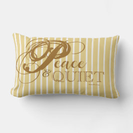 Wurfkissen Peace & Quiet (Karamell) Lendenkissen