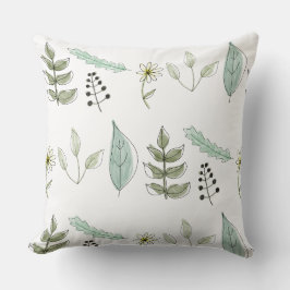 Wurfkissen - Sommerblätter Design 2 Kissen
