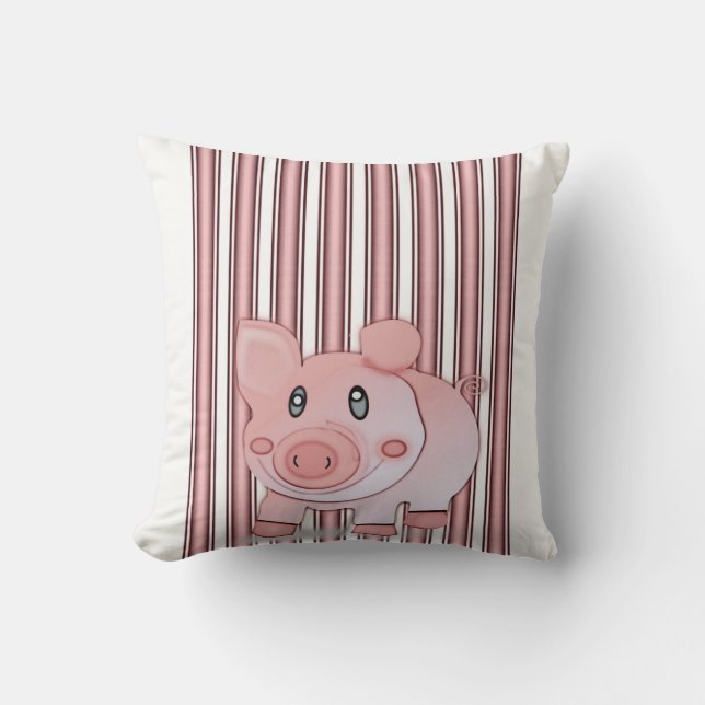 Wurfkissendarmschwein Kissen (Vorderseite)
