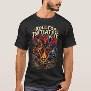 Würfle um die Initiative T-Shirt