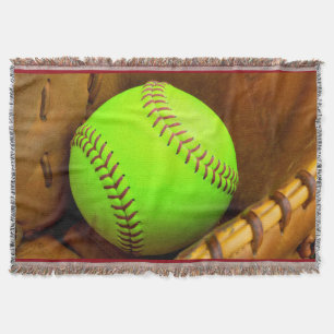 Wurfs-Decke der Softball-gelbe schnelle Decke