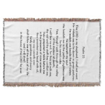 Wurfs-Decke des Psalm-23