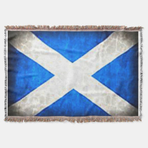 Wurfs-Decke. Flagge von Schottland Decke