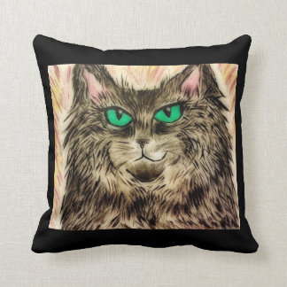 Wurfs-Kissen 16" x 16" Frauen-und Katzen-Unfug Kissen