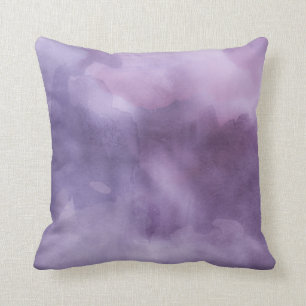 Wurfs-Kissen - Aquarell-Purpur Kissen