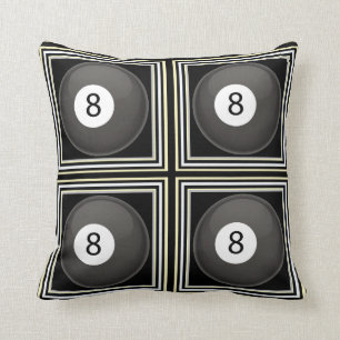 Wurfs-Kissen des Billard-8-Ball Kissen