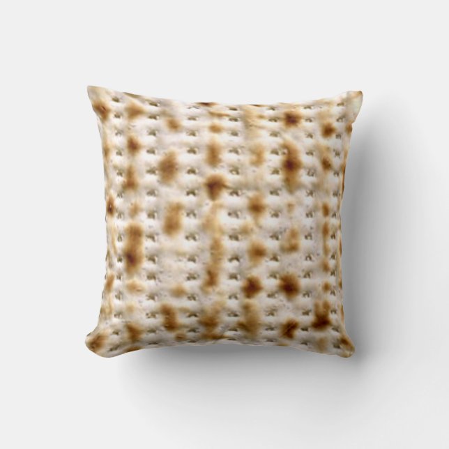 Wurfs-Kissenmatzoh-Passahfest Kissen (Vorderseite)