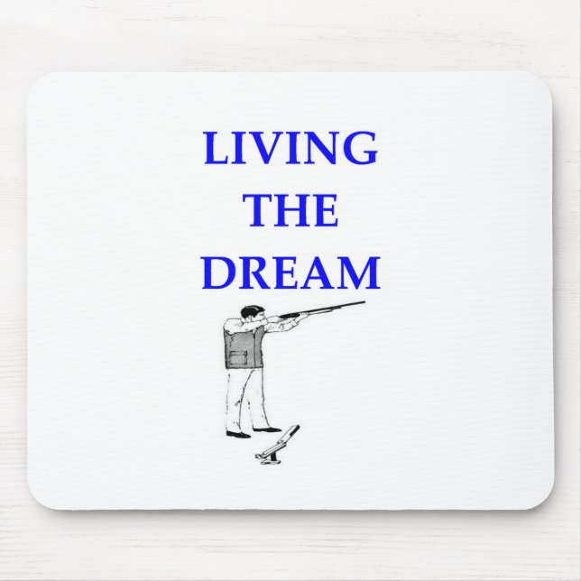 Wurfscheibenschießen Mousepad (Vorne)