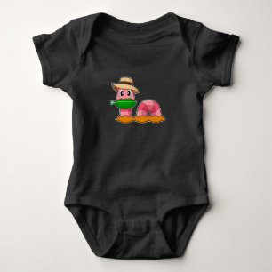 Wurm Bauer Leaf Baby Strampler