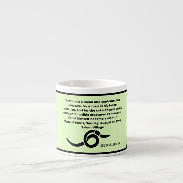 Wurm Salem Hexe Tasse (Vorderseite)