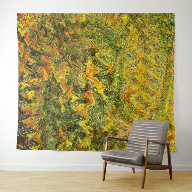 Würmer mit Spaß... Wandteppich (Beispiel (Horizontal))