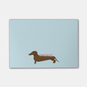 Wurst-Hunderegel Post-it Klebezettel