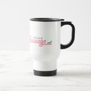 Wurst-Hundereise-Tasse Reisebecher