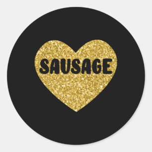 Wurst I Liebe Wurst Futter Wurst Runder Aufkleber