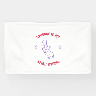 Wurst ist mein Geistertier Banner