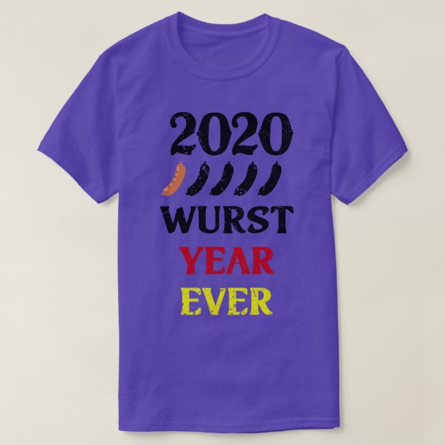 Wurst Jahr für Jahr T-Shirt (Design vorne)