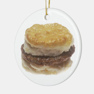 Wurst-Keks Keramik Ornament