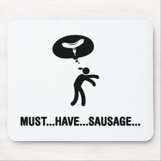 Wurst-Liebhaber Mousepad