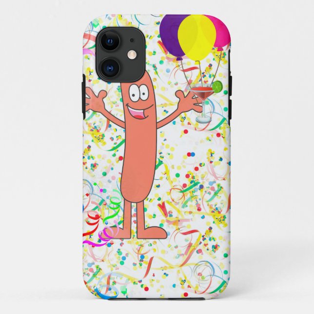 Wurst-Party Case-Mate iPhone Hülle (Rückseite)
