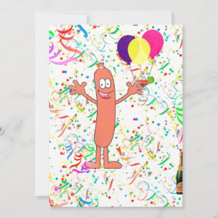 Wurst-Party Einladung