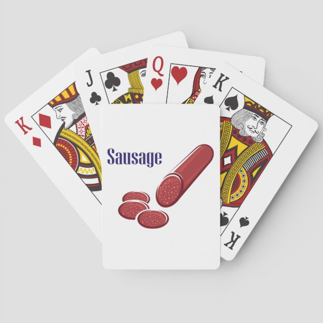 Wurst Spielkarten (Rückseite)