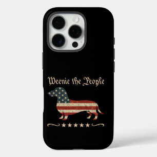 Würstchen Die Menschen Dackel 4. Juli iPhone 16 Pro Hülle