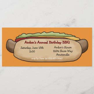 Würstchen-Einladung Einladung