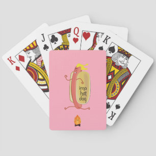Würstchen-Herausforderungs-Teufel Spielkarten