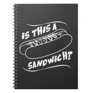 Würstchen ist dieser ein Sandwich - lustiger Notizblock
