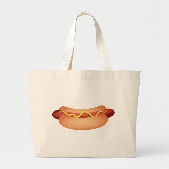 Würstchen Jumbo Stoffbeutel (Vorne)