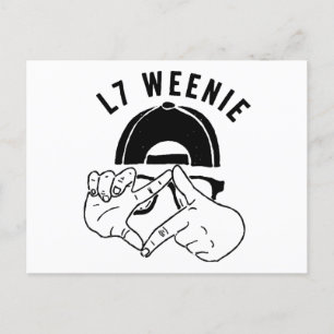 Würstchen L7 Postkarte