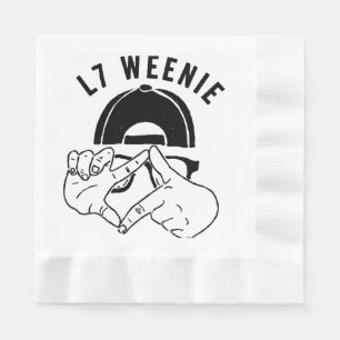 Würstchen L7 Serviette