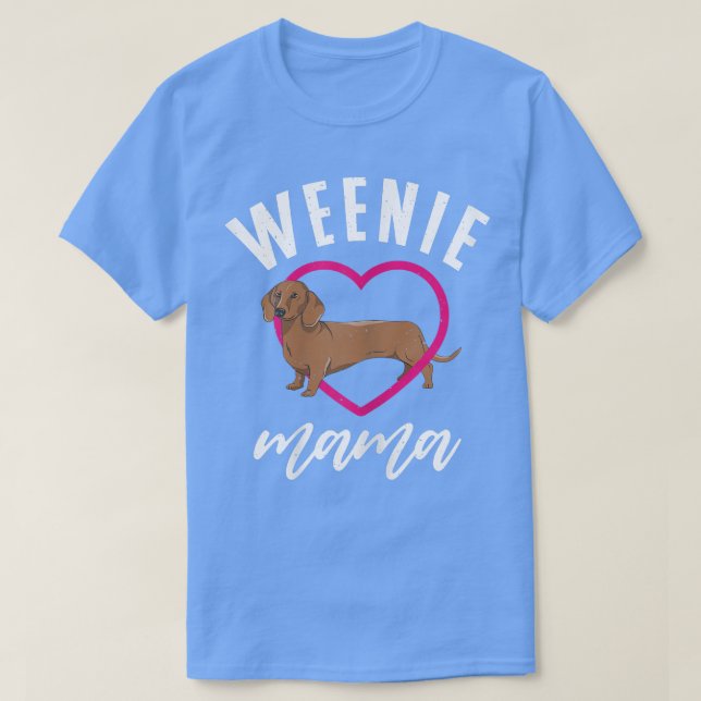 Würstchen Mama Dackel Lover Pet Owner Dog T-Shirt (Design vorne)