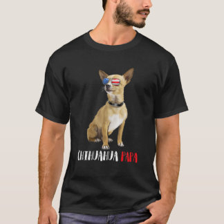 Würstchen Papa Chihuahua Vater Dog Chihuahua Lover T-Shirt
