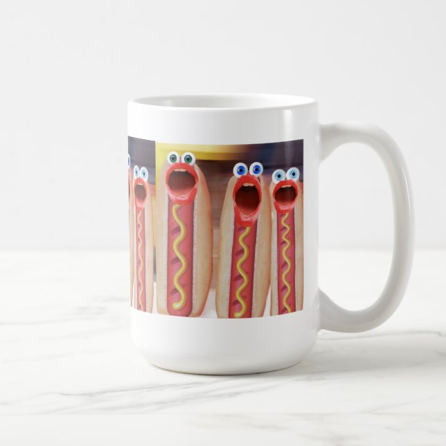 Würstchen People Kaffeetasse (Rechts)