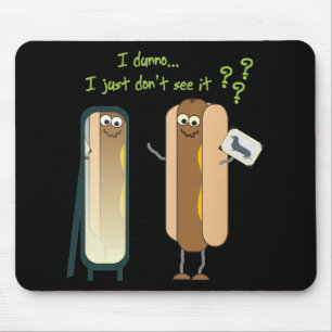 Würstchen-Reflexionen Mousepad
