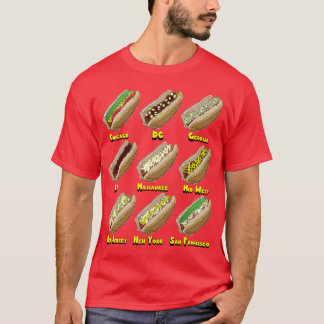 Würstchen über Amerika T-Shirt