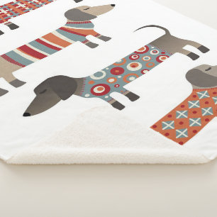 Wursthunde   Funny Gift für Dackel Lover Sherpadecke