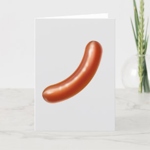 Wurstkarte Feiertagskarte