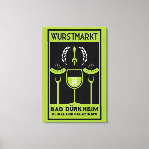 Wurstmarkt Bad Dürkheim Leinwanddruck