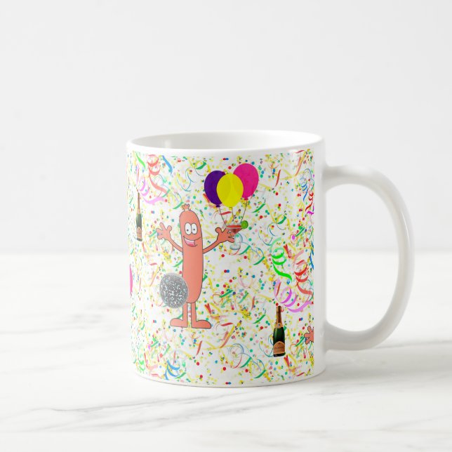 Wurstparty Kaffeetasse (Rechts)