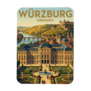 Würzburg Residence Deutschland Magnet