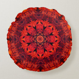 Wurzel Chakra Mandala Rundes Kissen