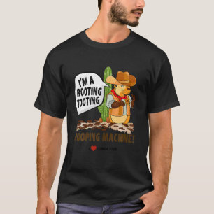 Wurzelbohrer Kackend Maschine T-Shirt