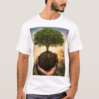 Wurzeln der Kraft und kubische Harmonie. T-Shirt