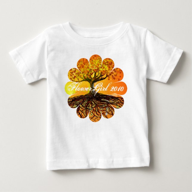 Wurzeln der Liebe Blütenmädchen für das aktuelle J Baby T-shirt (Vorderseite)