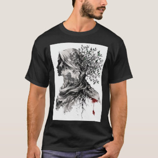 Wurzeln der Resilienz - Erbe in Blüte - T-Shirt