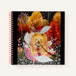 WURZELN DES HERZENS CHOW Spiralblock Notizbuch